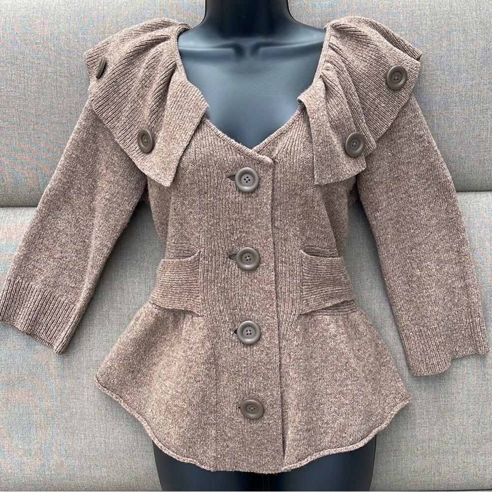 ANTHROPOLOGIE Charlie & Robin Cardigan with V-neck